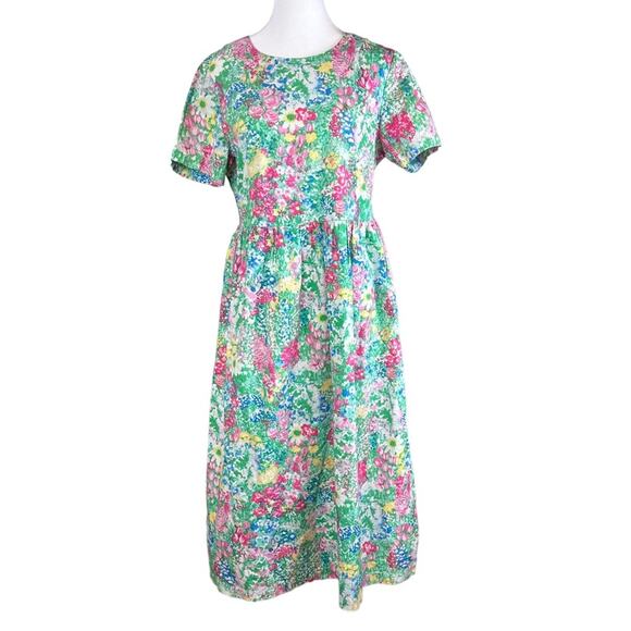 The Vermont Country Store Dresses & Skirts - The Vermont Country Store Floral Cotton Midi Dress Size Medium